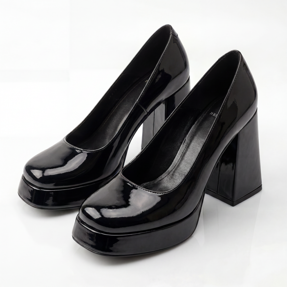 Black Monroe Platform Pumps