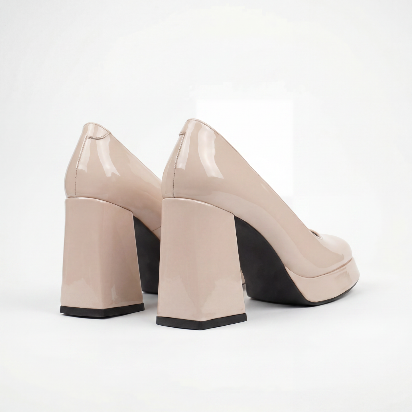 Cream Monroe Platform Pumps
