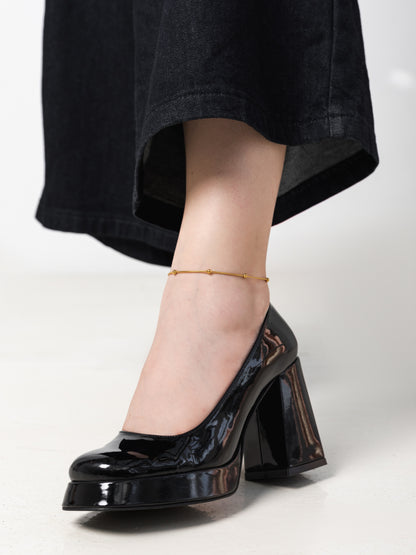 Black Monroe Platform Pumps