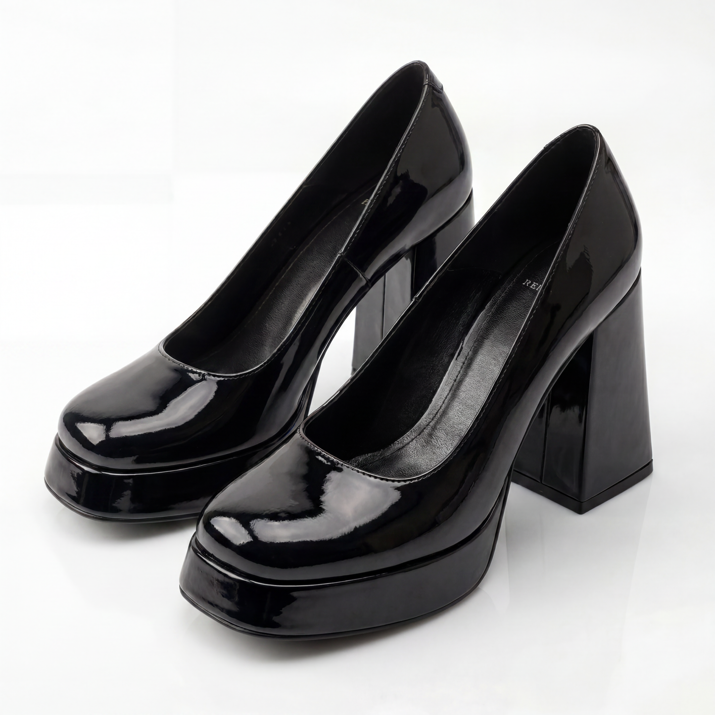 Black Monroe Platform Pumps