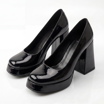 Black Monroe Platform Pumps