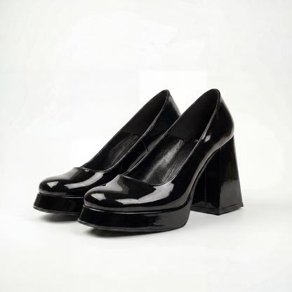 Black Monroe Platform Pumps