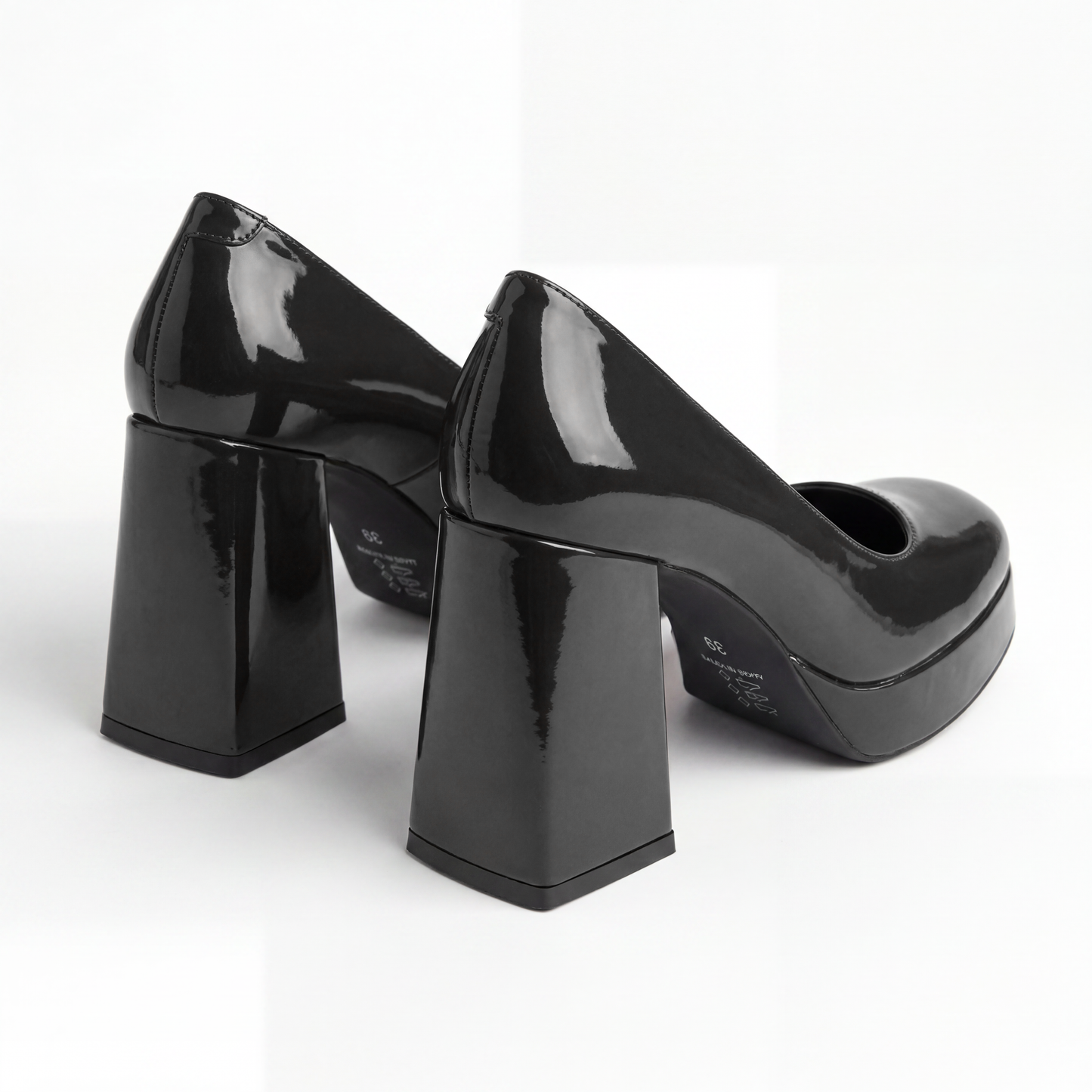 Black Monroe Platform Pumps