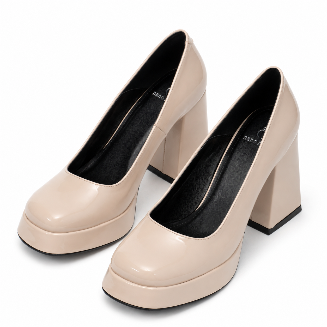 Cream Monroe Platform Pumps