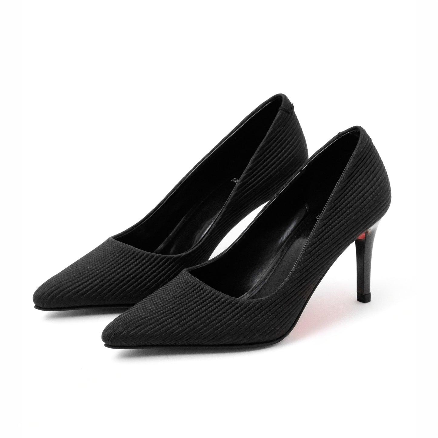 Black Velora Pointed-Toe Pumps