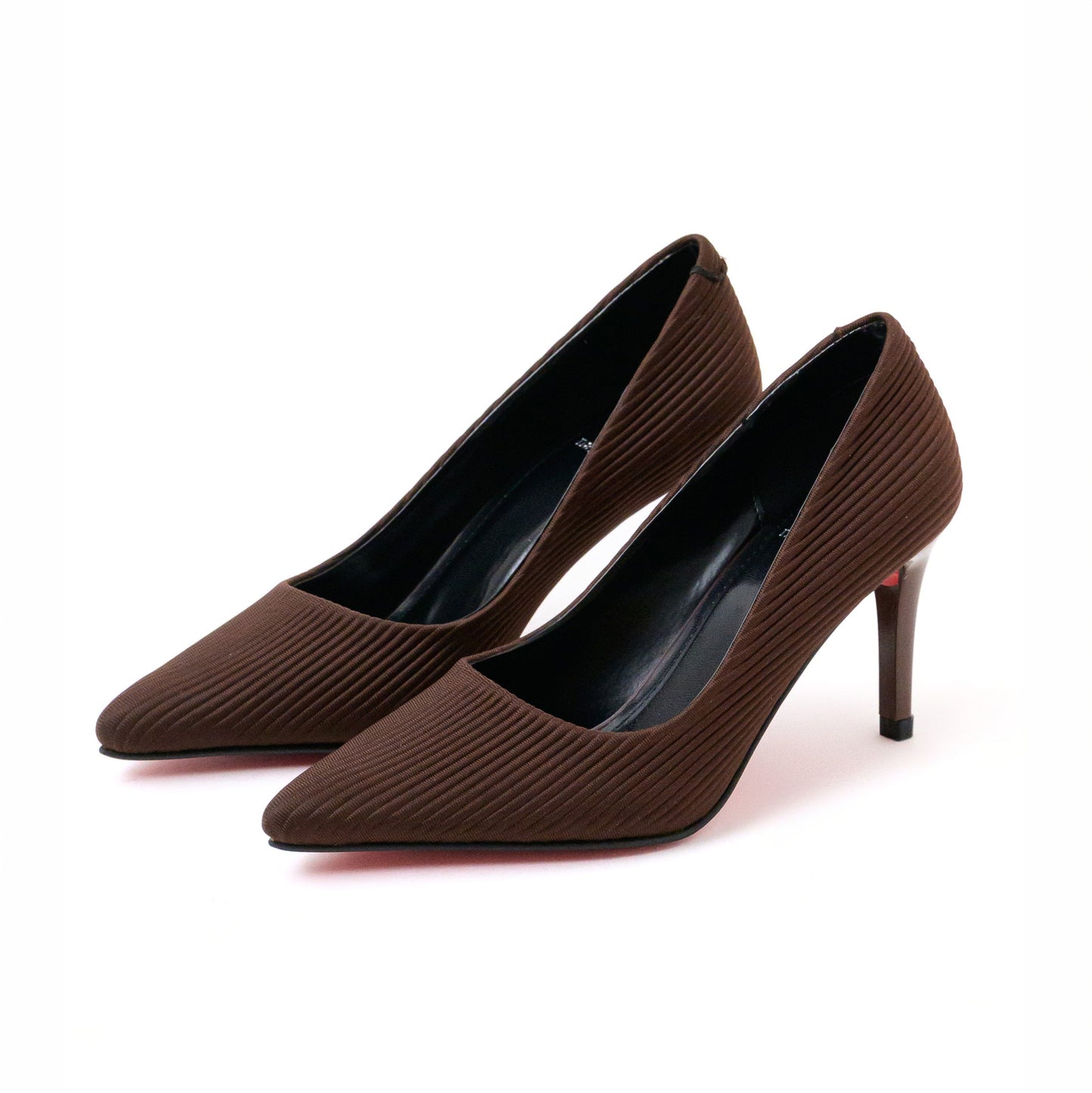 Brown Velora Pointed-Toe Pumps