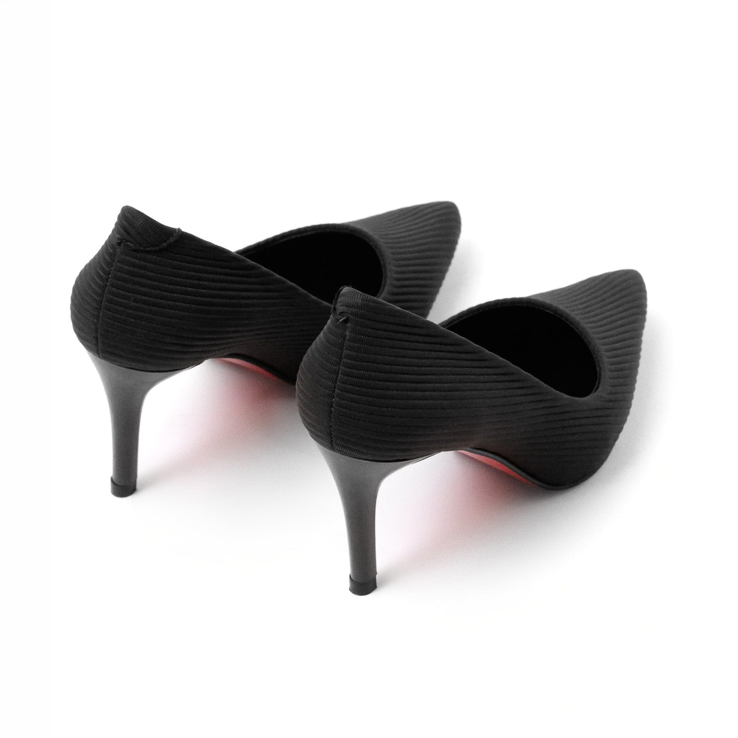 Black Velora Pointed-Toe Pumps
