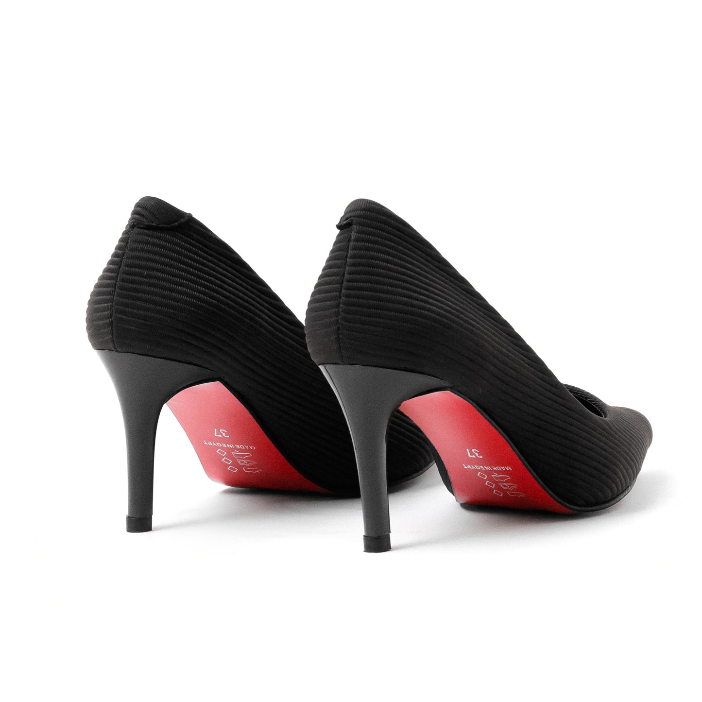 Black Velora Pointed-Toe Pumps